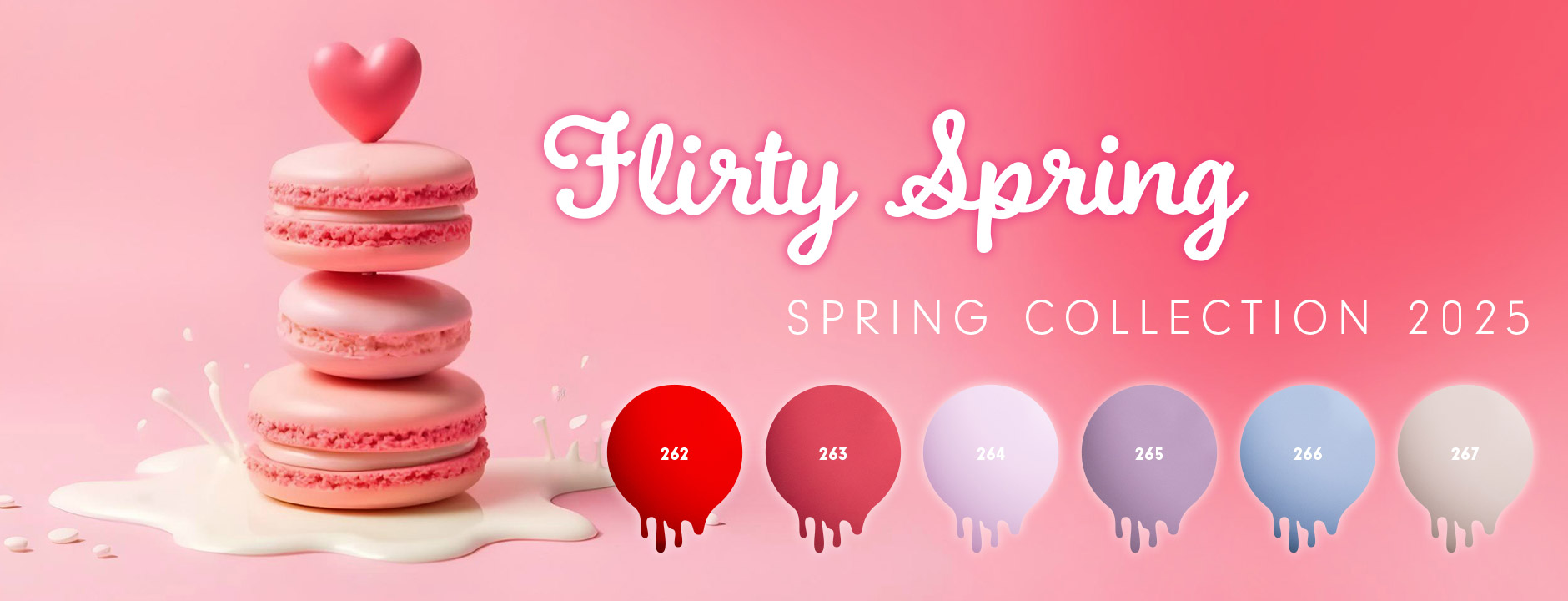 Frühlingskollektion NTF Farbgele «Flirty Spring»