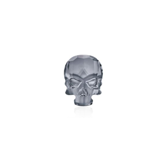 Swarovski totenkopf crystal silver