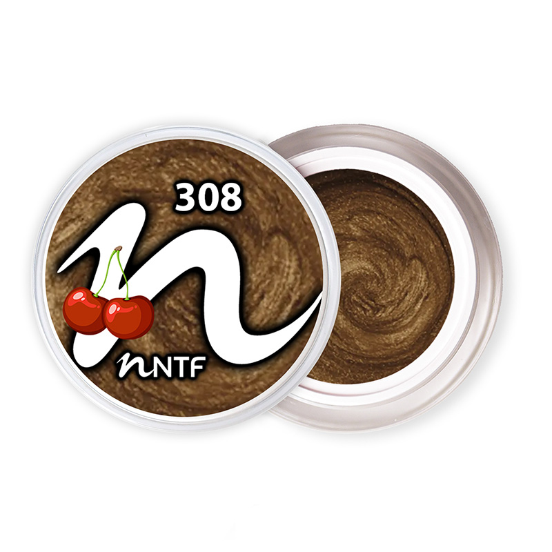 NTF Farbgel glimmer Bronze Charm 308