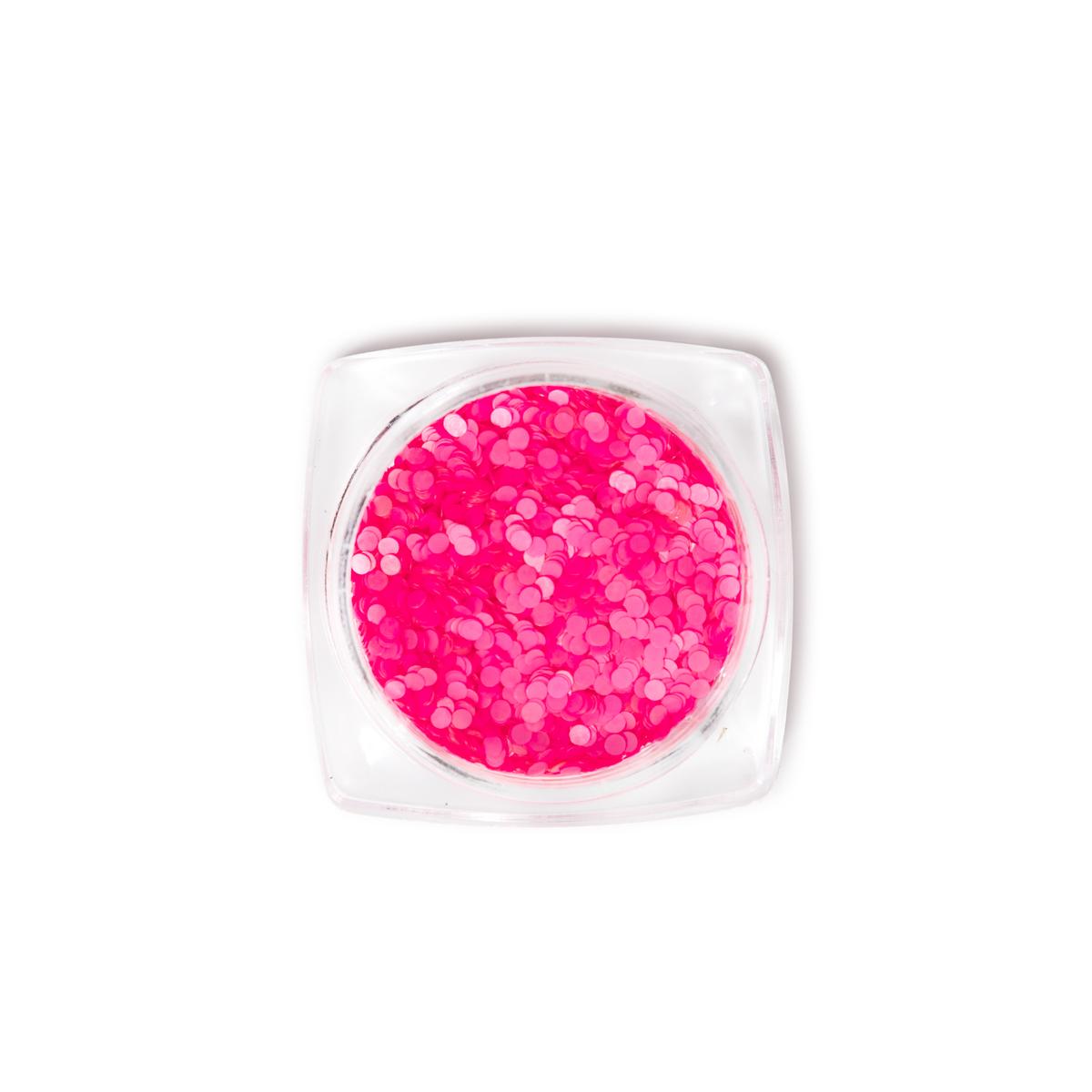 Nailart Neonplättchen pink 1 mm