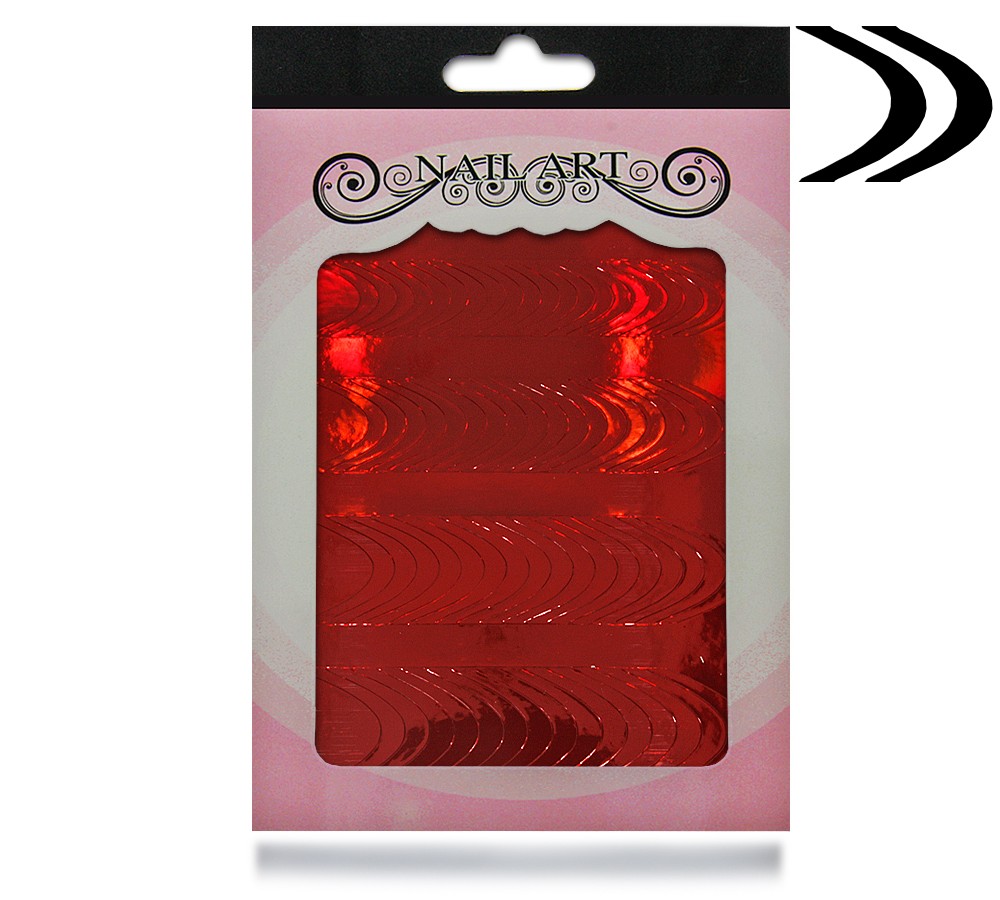 Dramatic Smile Line red