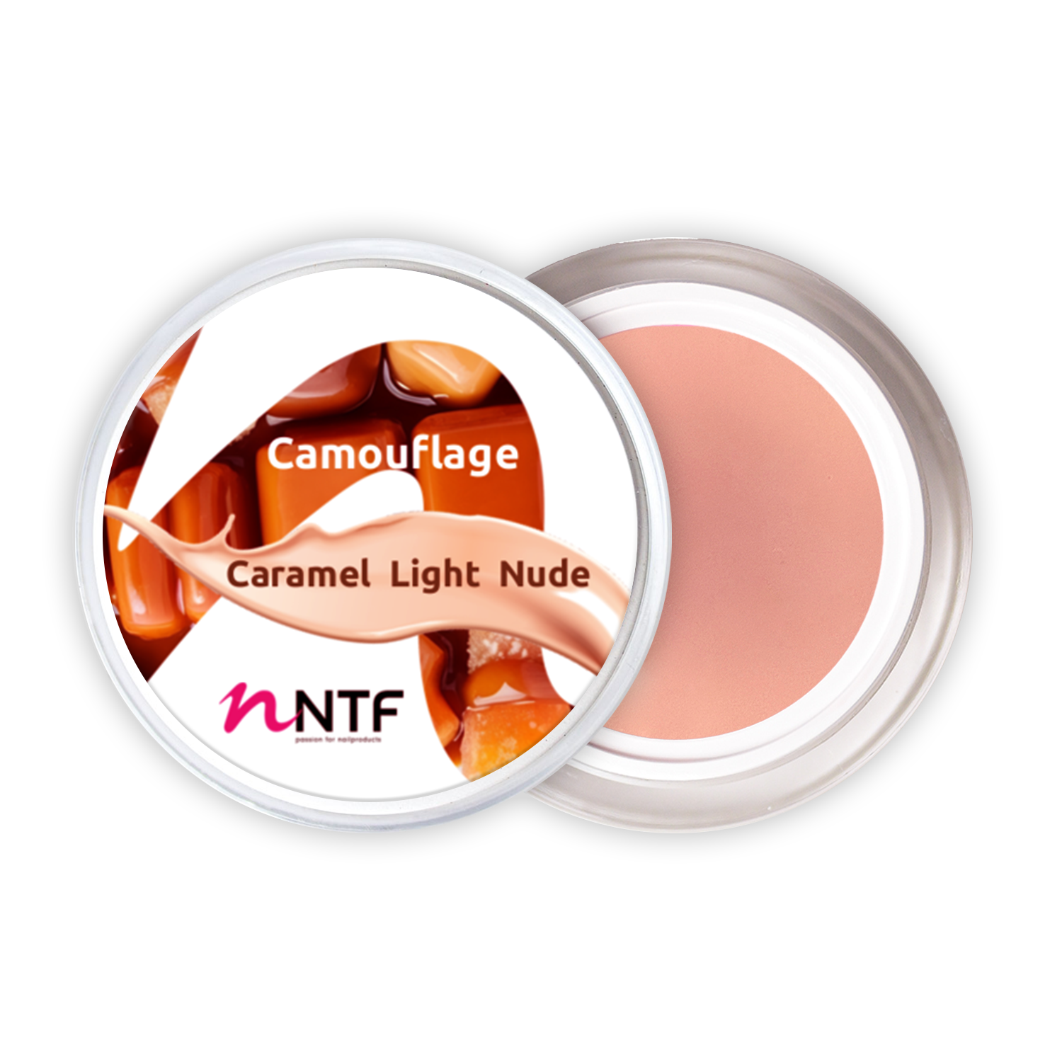Fiber-Gel Camouflage Caramel Light Nude - 15g