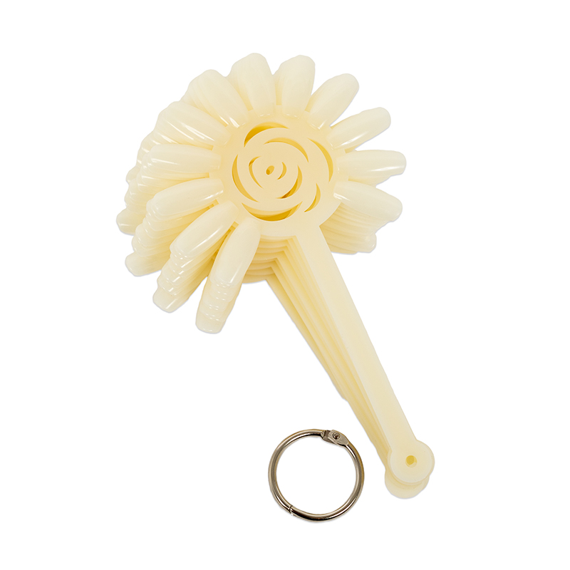 Nail-Art Farbfächer leer Blume