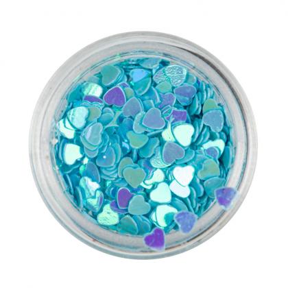 Trend Nail-Art heart accessoires hellblau