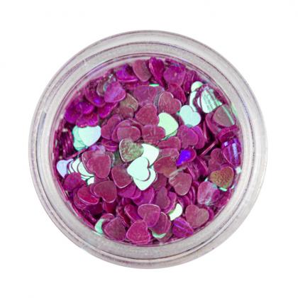 Trend Nail-Art heart accessoires pink