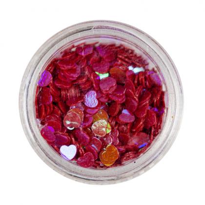 Trend Nail-Art heart accessoires rot