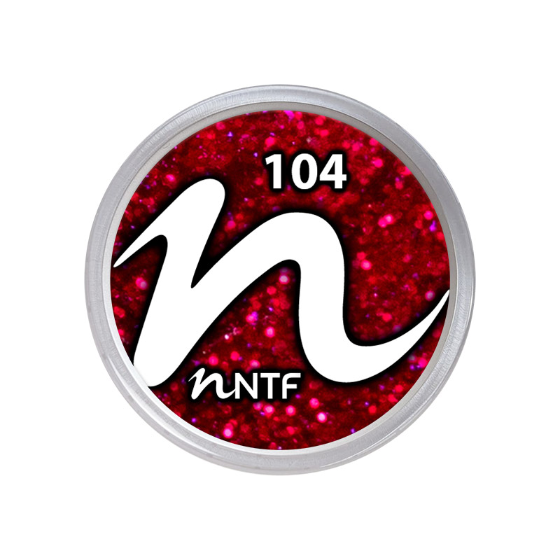 NTF Farbgel glitter Red Galaxy 104