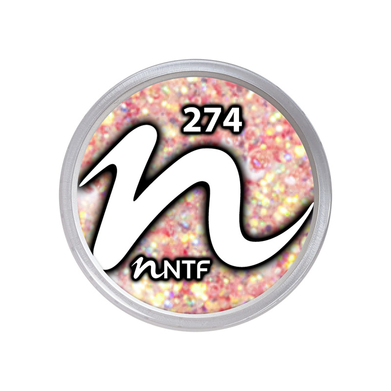 NTF Farbgel glitter Sparkling Rosé 274
