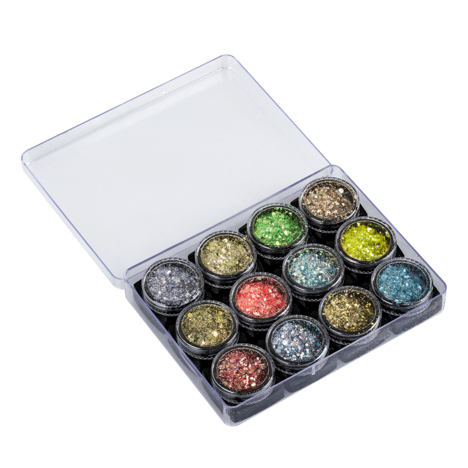 Glitterset multicolor